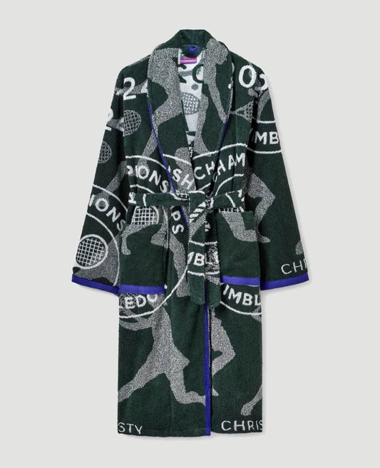 The Championships 2024 Cotton Toweling Robe in Green